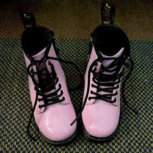 Doc Martens 1460 Patent Leather Lace-Up Boots